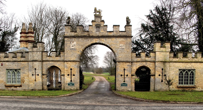 Redbourne Hall Gatehouse and drive